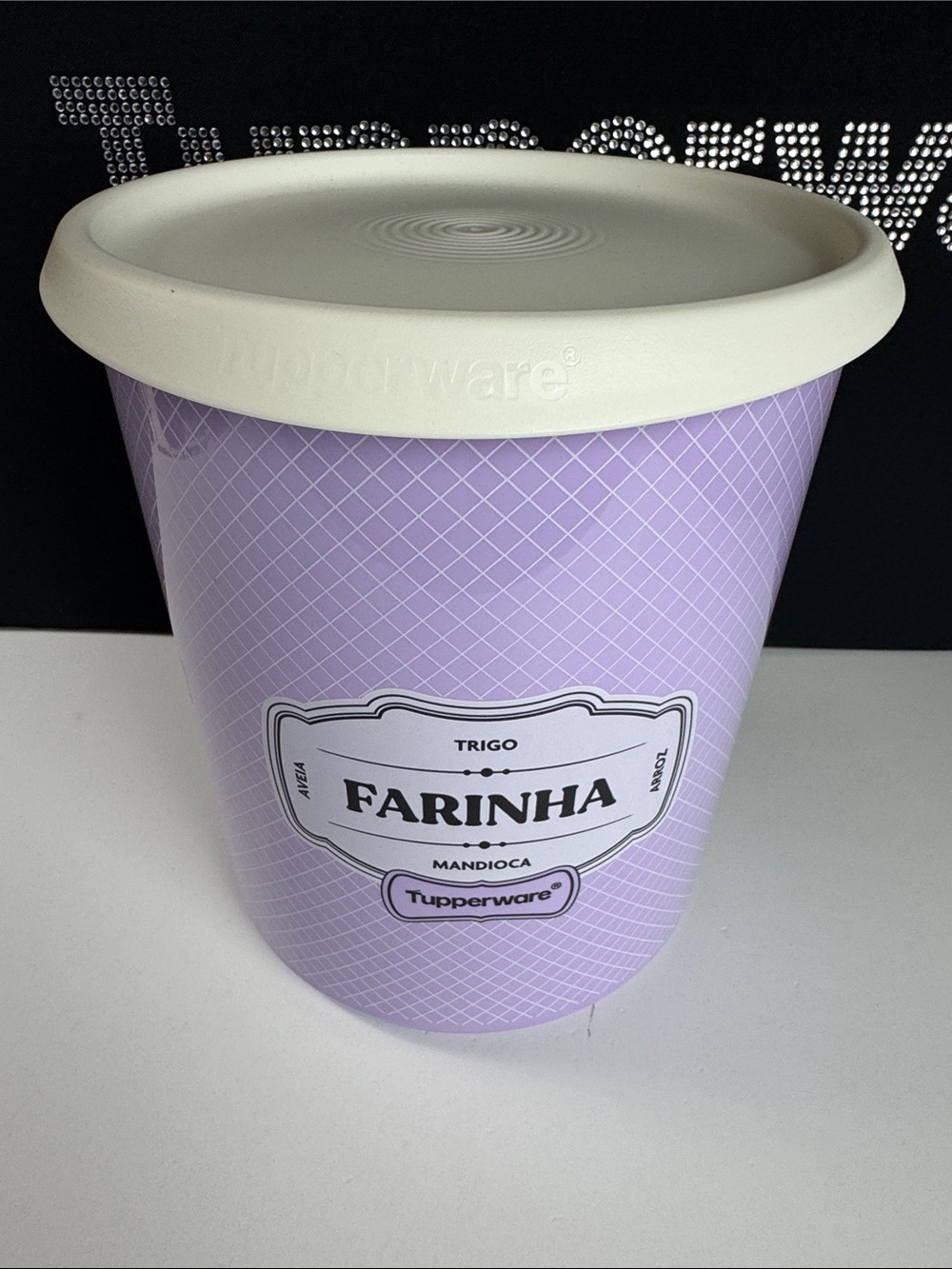 Tupperware One Touch Canister C Size Farinha (Flour) Matching Seal 12.5 Cup